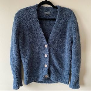 Barefoot Dreams Blue Cardigan Sweater